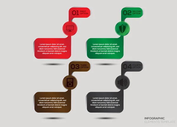 Element Infographic — Stock Vector