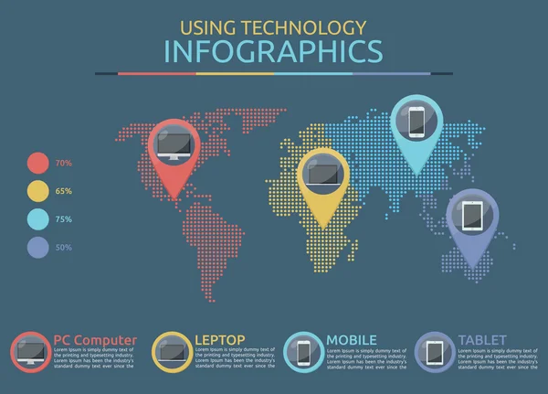 Business Infographic — Stock Vector