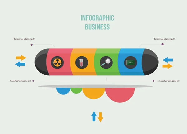 Business Infographic — Stock Vector