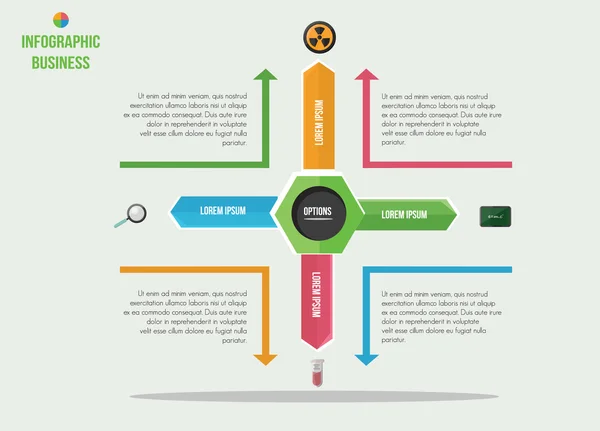 Business Infographic — Stock Vector