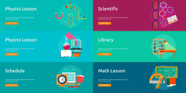 Educación y Ciencia — Vector de stock