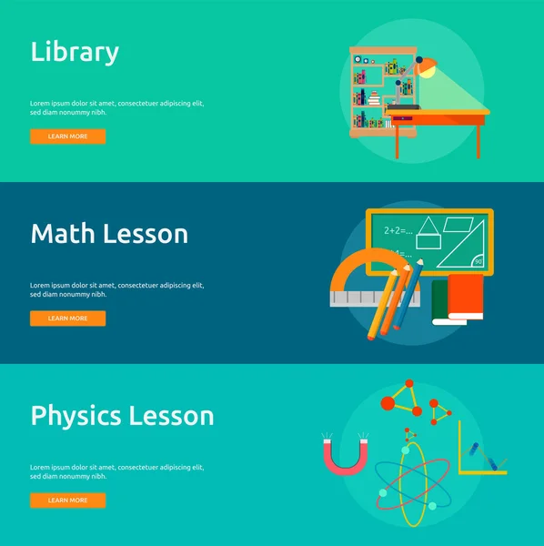 Educación y Ciencia — Vector de stock