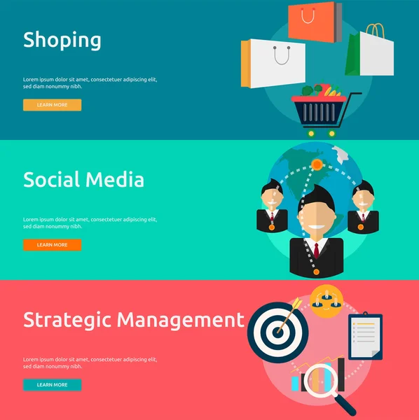 Marketing et gestion — Image vectorielle