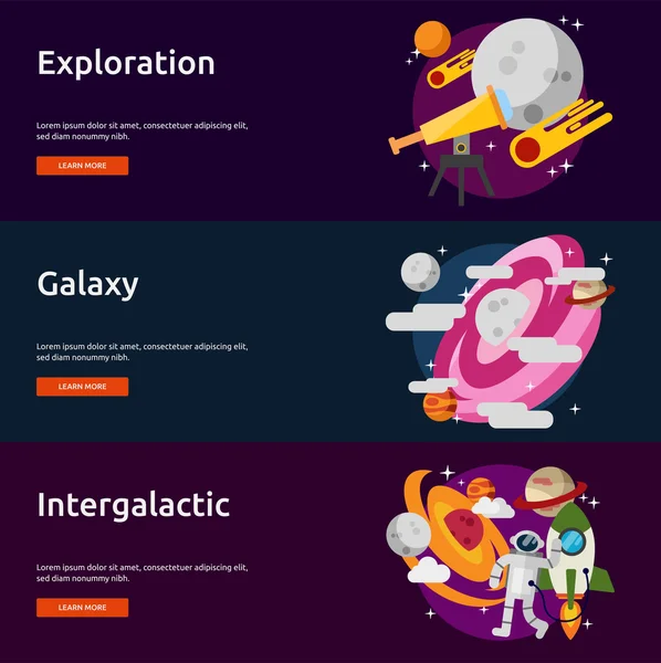 Espace & Univers — Image vectorielle