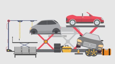 Makinenin olduğu dükkanın arka plan