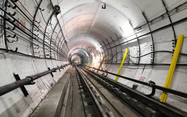 Byggandet av tunnelbanan — Stockfoto