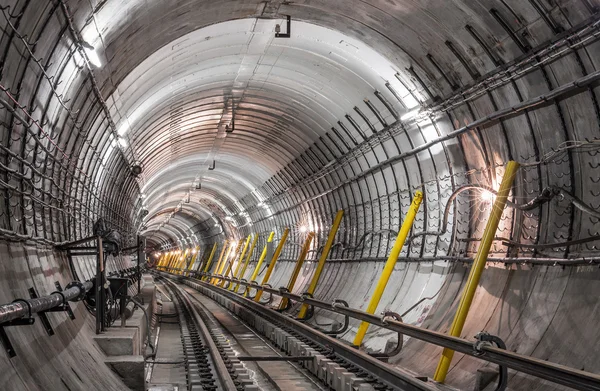 Costruzione della metropolitana — Foto Stock