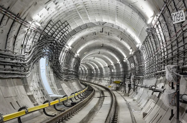 Terowongan kereta bawah tanah — Stok Foto