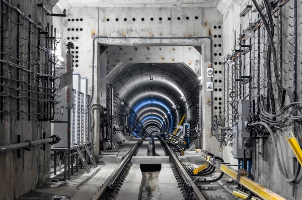 Будівництво метро — стокове фото