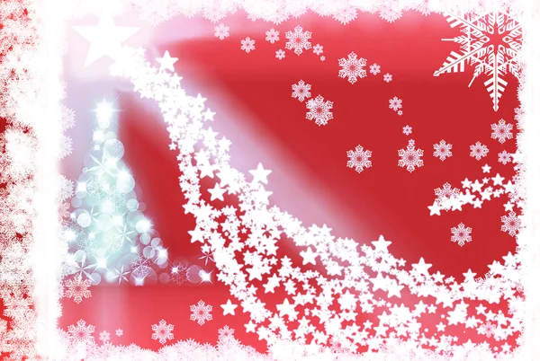 Sfondo di Natale con ornamenti 1 — Foto Stock