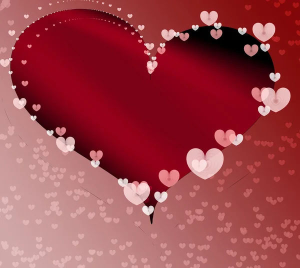 Valentine fundo do coração 2 — Fotografia de Stock