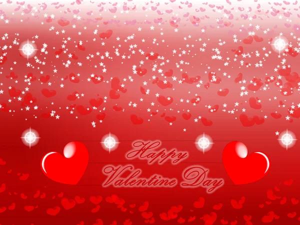 Happy Valentine den pozadí červené — Stock fotografie