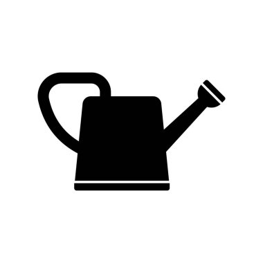 Sulama kutusu simgesi düz tasarımda. Vektör illüstrasyonu.