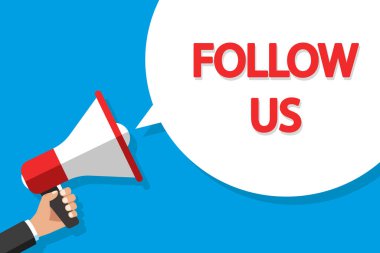 Konuşma balonunu takip edin. Vektör.