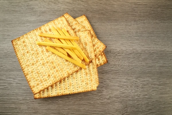 Matzoh pan de pascua judío torá — Foto de Stock