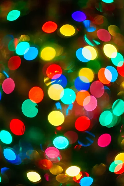 Natal Bokeh fundo iluminado — Fotografia de Stock