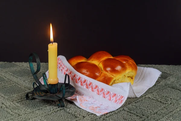 Shabbat shalom - traditionelles jüdisches Sabbatritual — Stockfoto