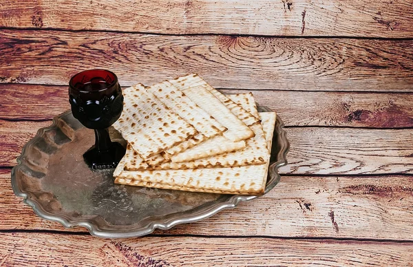 Matzoh židovský Pesach chléb Tóry — Stock fotografie