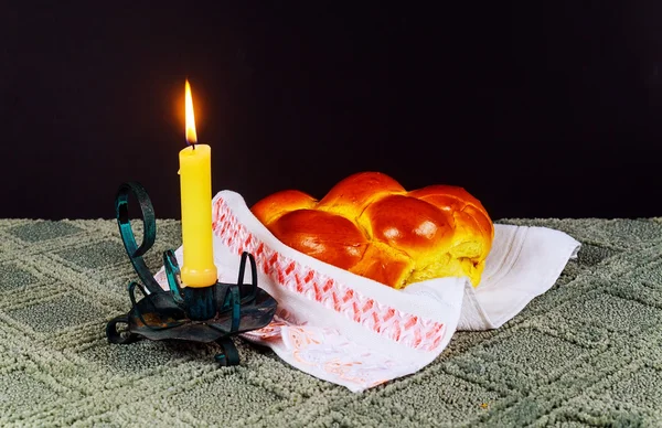 Szabat Szalom – tradycyjny żydowski sabat rytuał — Zdjęcie stockowe