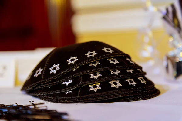 Yarmulke - ropa interior judía tradicional, Israel . —  Fotos de Stock