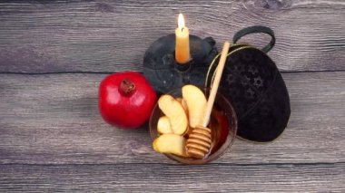 Rosh Hashanah kutlama. Yahudi yeni yıl tatili. Rosh Hashana.