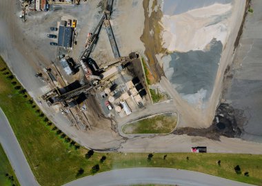 Bir fabrikanın asfalt beton fabrikası asfalt beton üretimi