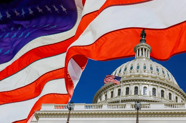 Una Vista Panorámica Del Capitolio Los Estados Unidos Washington —  Fotos de Stock
