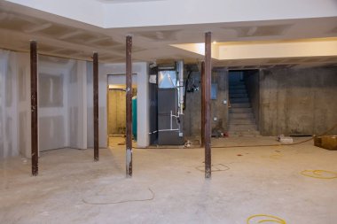 Sistemin ısıtma sistemi, ısıtma sisteminin bodrumuna kurulumu