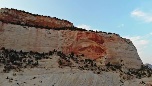 Utah, Zion Ulusal Parkı 'nın inanılmaz hava manzarası — Stok video
