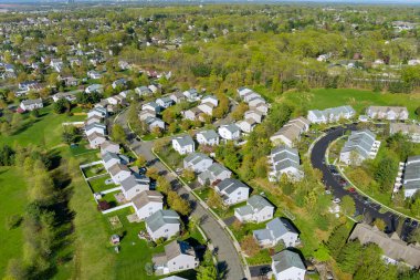 Tek kişilik aile evleri, Doğu Brunswick 'in yerleşim bölgesi New Jersey ABD