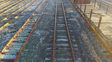 Demiryolu ana hatlarıyla demiryolu.