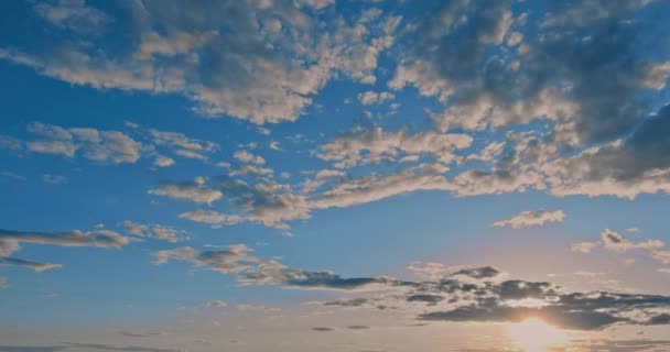 Incredibile cielo bella vista naturale del cielo — Video Stock