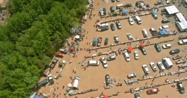 Vista aérea do Englishtown os melhores mercados de pulgas NJ EUA — Vídeo de Stock