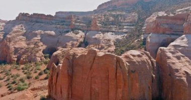 Hava manzaralı Kanyon Arizona dağları çöl gezisi