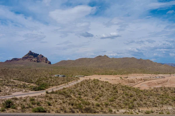 Minería Cielo Abierto Desde Canteras Desierto Arizona —  Fotos de Stock