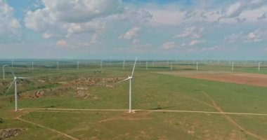 Texas rüzgar türbini çiftlikleri Batı Teksas 'ta