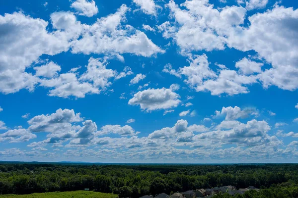 Luftaufnahme Der Wohngegend Wohnsiedlung Bezirk East Brunswick New Jersey Usa — Stockfoto