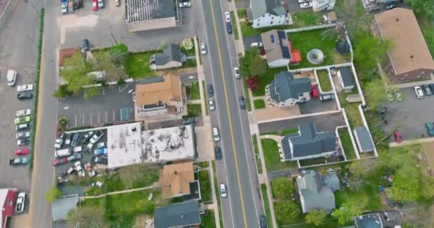 Sayreville NJ città aerea vista panoramica è una piccola città — Video Stock