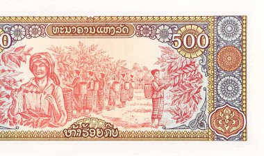 Laos para düzenleyicileri Lao 'nun dikiz aynasındaki dolaşımı için 500 Kip para birimi banknotu onayladı