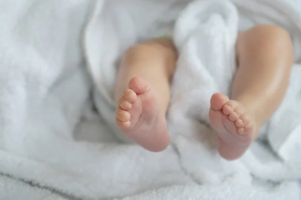 Piedi del bambino — Foto Stock