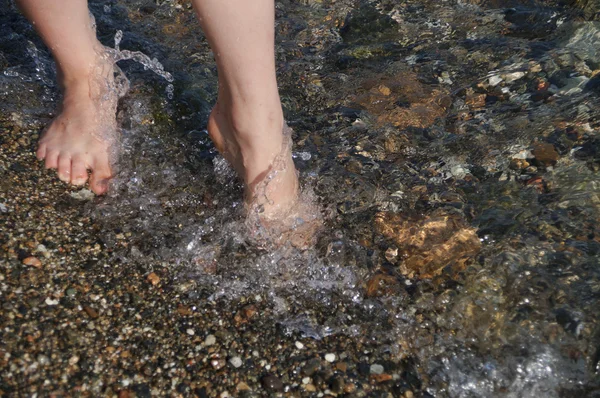 Ayaklar suyun içinde