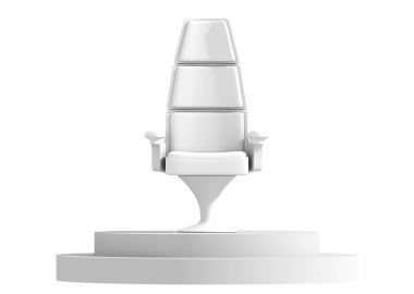 Tek modern sandalye.