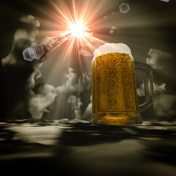 3d beer heaven. — Stock Photo, Image