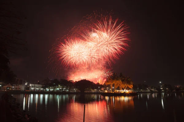 Havai fişek Chanthaburi. Stok Fotoğraf