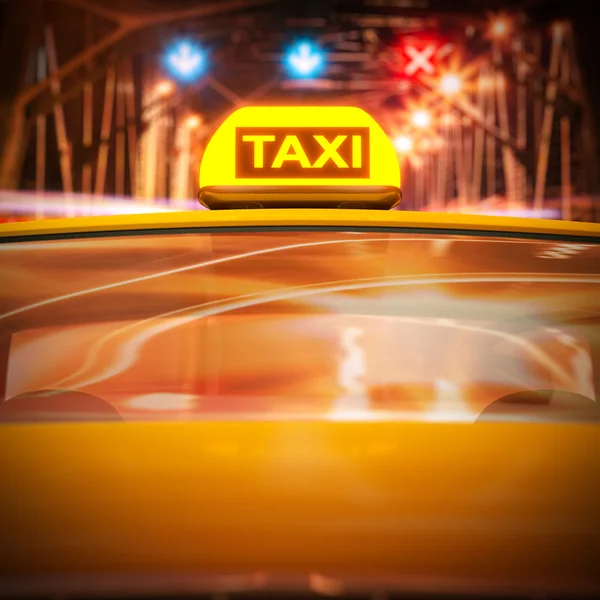 Taxi. — Stockfoto