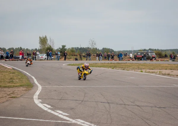 MINSK, BELARUS - The 6-leg of The Open Championship of the Republic of Belarus on road-racing. — Stock Photo, Image