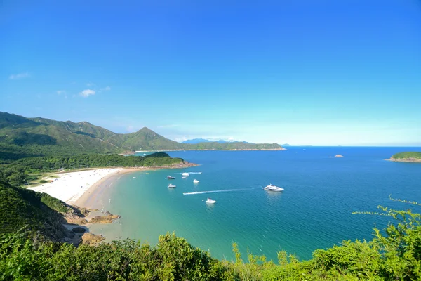 Bahía de aguas transparentes, sai kung, Geoparque mundial hong kong — Foto de Stock