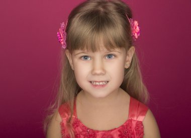 portrait of a beautiful young girl 