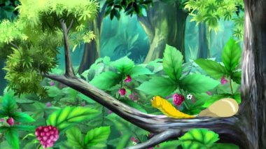 Sarı Caterpillar hareket grafik