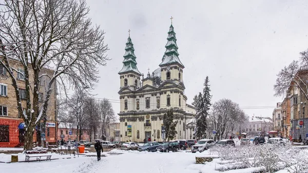 Ternopil Ukrajina 2020 Kostel Neposkvrněného Početí Panny Marie Ternopolu Ukrajina — Stock fotografie